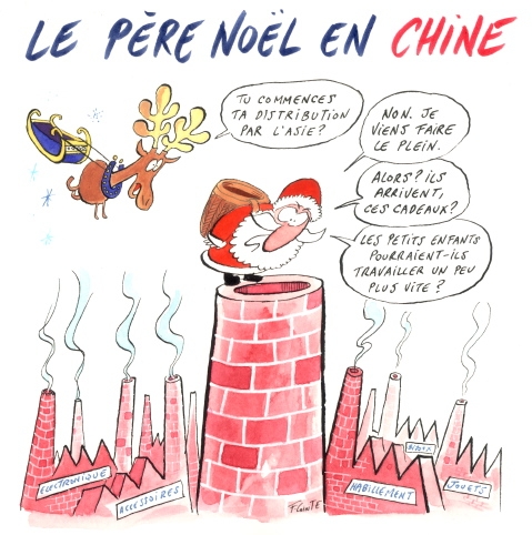 d'où viennent les cadeaux du père noël