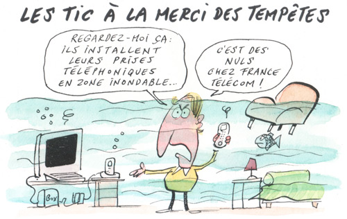 tempêtes et télécom